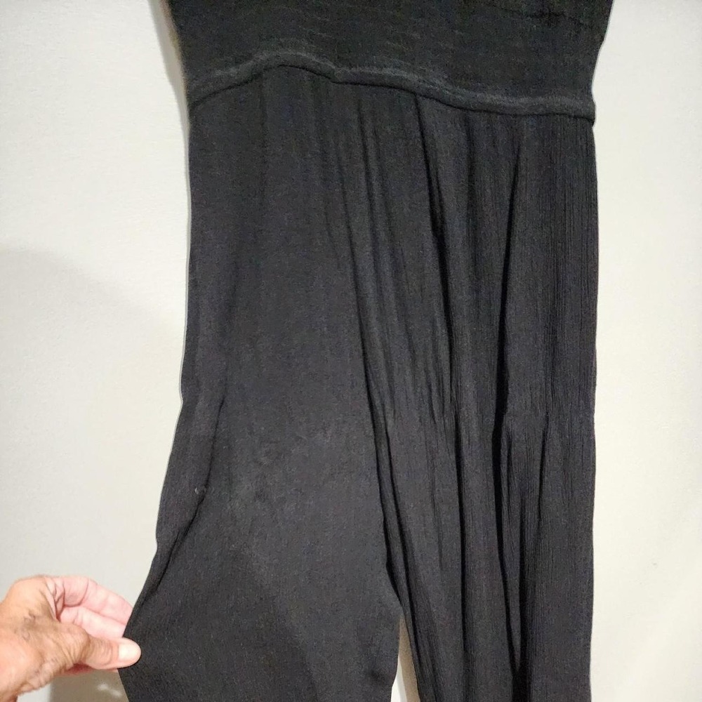 Beca black strapless romper with back tie waist' - Picture 3 of 5